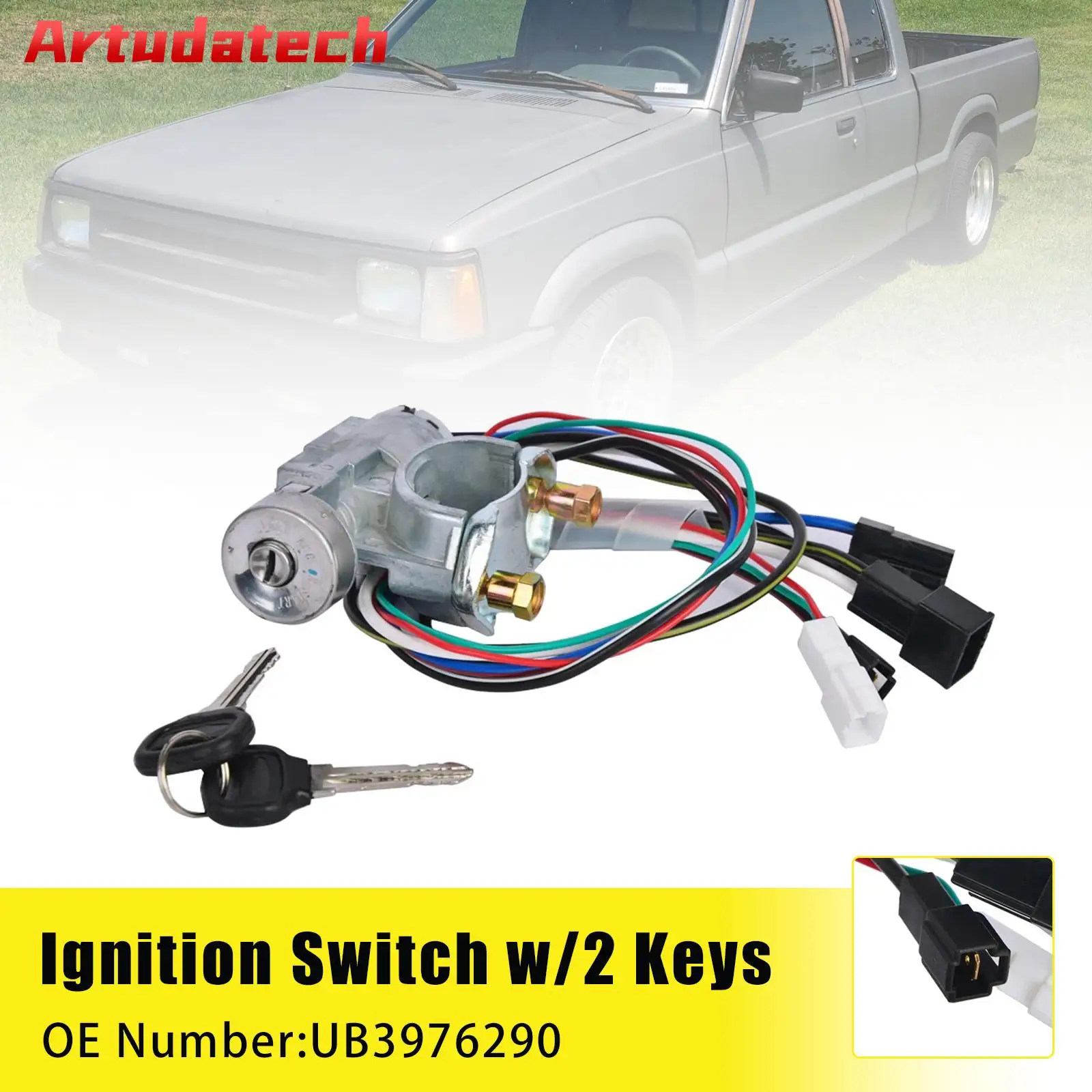 Выключатель зажигания Artudatech с 2 ключами UB3976290 для Mazda Pickup B2000 B2200 B2600 1986-1993 гг.
Выключатель зажигания Artudatech с 2 ключами UB3976290 для Mazda Pickup B2000 B2200 B2600 1986-1993 гг.