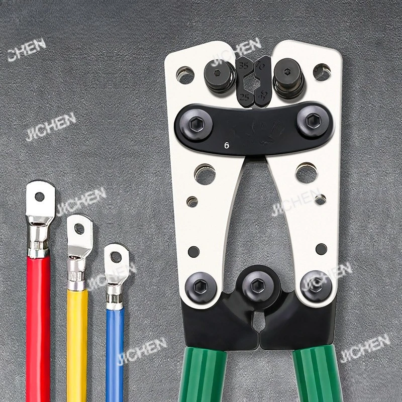 Специальный инструмент для обжима кабеля медного носового соединительного зажима HX-50B электрика
Специальный инструмент для обжима кабеля медного носового соединительного зажима HX-50B электрика