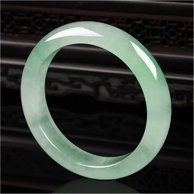 Light Green Jade Bracelet Fashion Accessories Jadeite Natural Charm Jewelry Women Men Handcarved Round Bangle Hand Ring
Light Green Jade Bracelet Fashion Accessories Jadeite Natural Charm Jewelry Women Men Handcarved Round Bangle Hand Ring