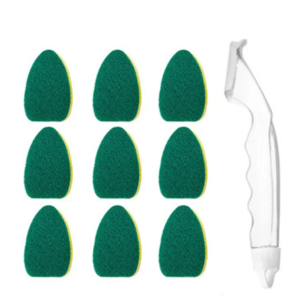 Hot sale Soap Dispensing Dish Cleaning Brush Set With 1 Dish Washing Handle 9 Sponge Replacement Head Kitchen Sink Scrubber
Hot sale Soap Dispensing Dish Cleaning Brush Set With 1 Dish Washing Handle 9 Sponge Replacement Head Kitchen Sink Scrubber