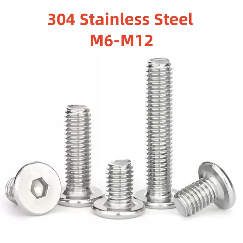 M6 M8 M10 M12 304 Stainless Steel Hex Hexagon Socket Ultra Thin Super Low Flat Wafer Head Allen Cap Screw Bolt
M6 M8 M10 M12 304 Stainless Steel Hex Hexagon Socket Ultra Thin Super Low Flat Wafer Head Allen Cap Screw Bolt