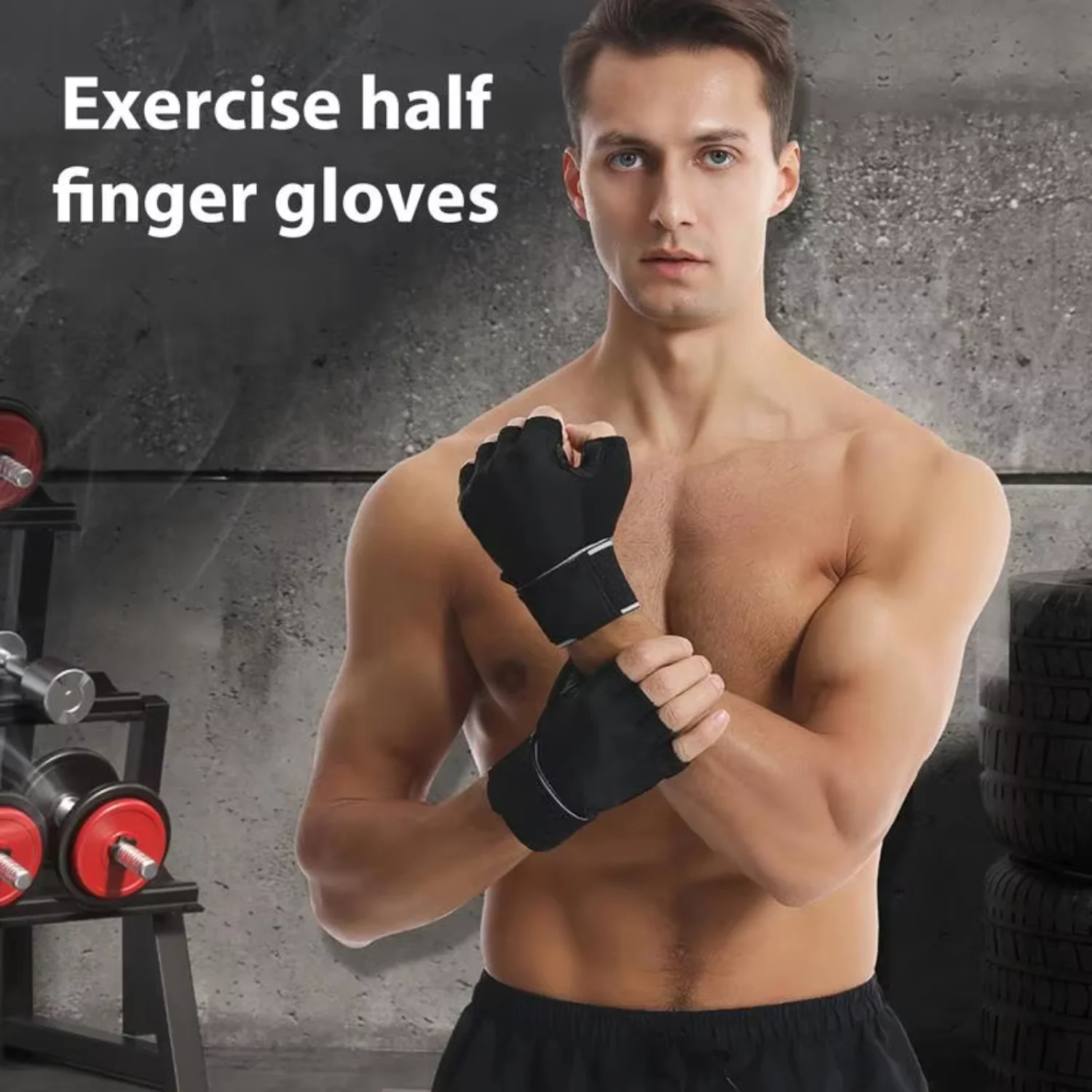 Lifting Gloves Adjustable Half-Finger Fitness Gloves Gym Hand Gloves With Excellent Grip & Protection Weightlifting
Lifting Gloves Adjustable Half-Finger Fitness Gloves Gym Hand Gloves With Excellent Grip & Protection Weightlifting