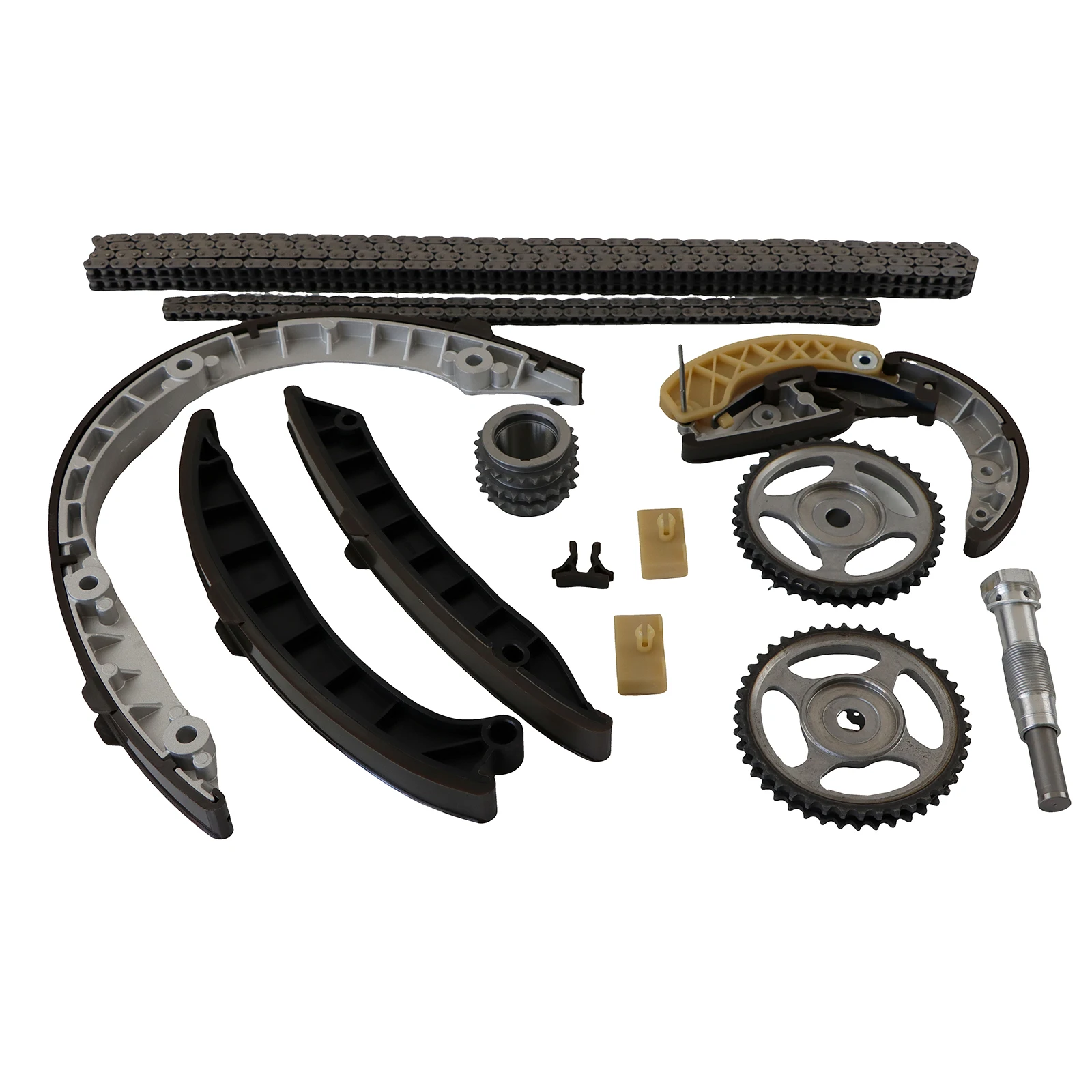 Комплект направляющих натяжителя цепи ГРМ двигателя для Porsche Panamera 970 3.6L V6 M46 2011-2016 OE 94810516910
Комплект направляющих натяжителя цепи ГРМ двигателя для Porsche Panamera 970 3.6L V6 M46 2011-2016 OE 94810516910