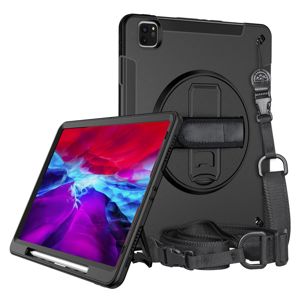 Kickstand Case for iPad Air 13 (2026) / (2025) / (2024) / Pro 12.9 (2022) / (2021) / (2020) / (2018) PC + TPU Tablet Cover with
Kickstand Case for iPad Air 13 (2026) / (2025) / (2024) / Pro 12.9 (2022) / (2021) / (2020) / (2018) PC + TPU Tablet Cover with