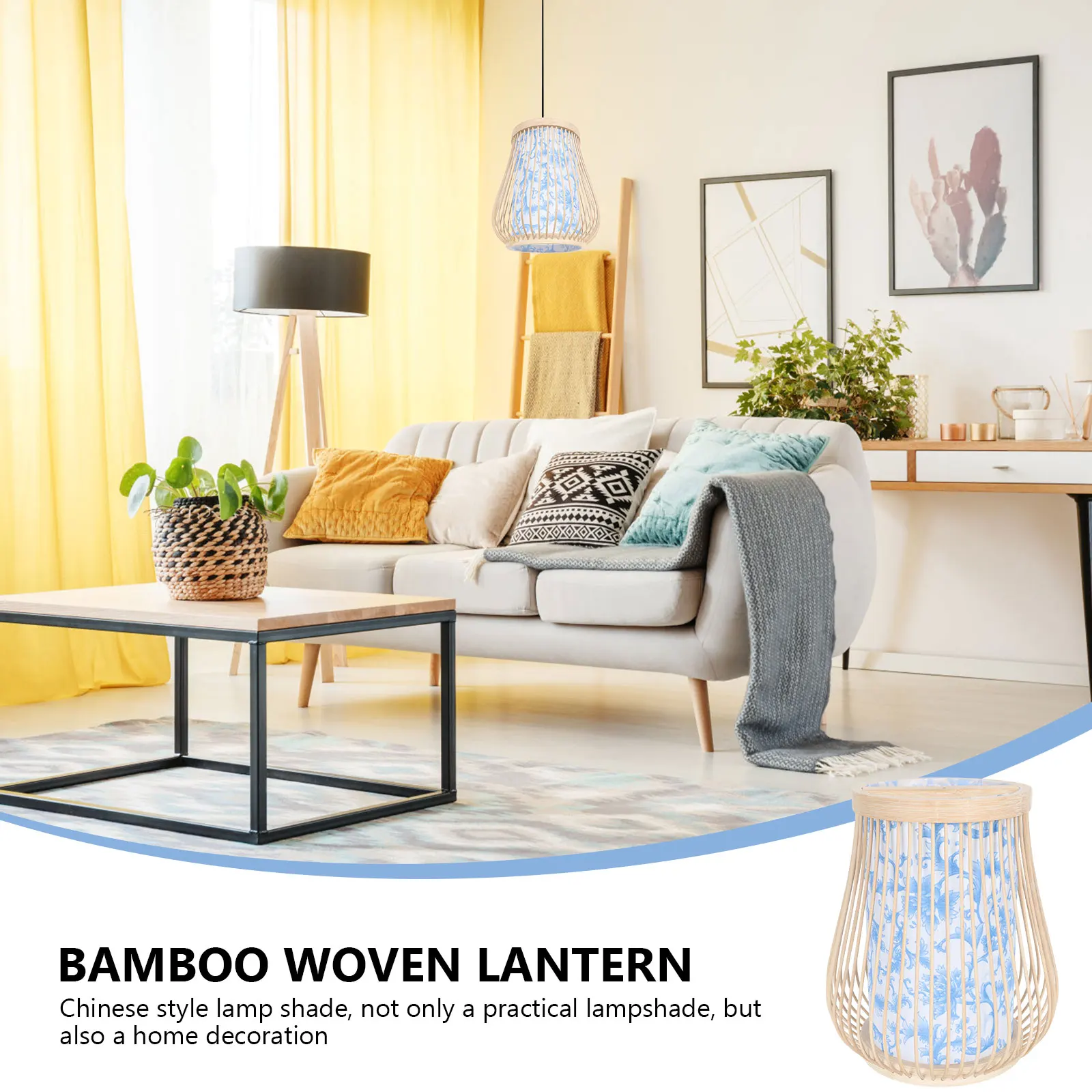 1pc Bamboo Woven Lampshade Chandelier Lamp Shape Chinese Style Light Shade Dust Proof Home Decoration Lamp Cover Ceiling Wall
1pc Bamboo Woven Lampshade Chandelier Lamp Shape Chinese Style Light Shade Dust Proof Home Decoration Lamp Cover Ceiling Wall