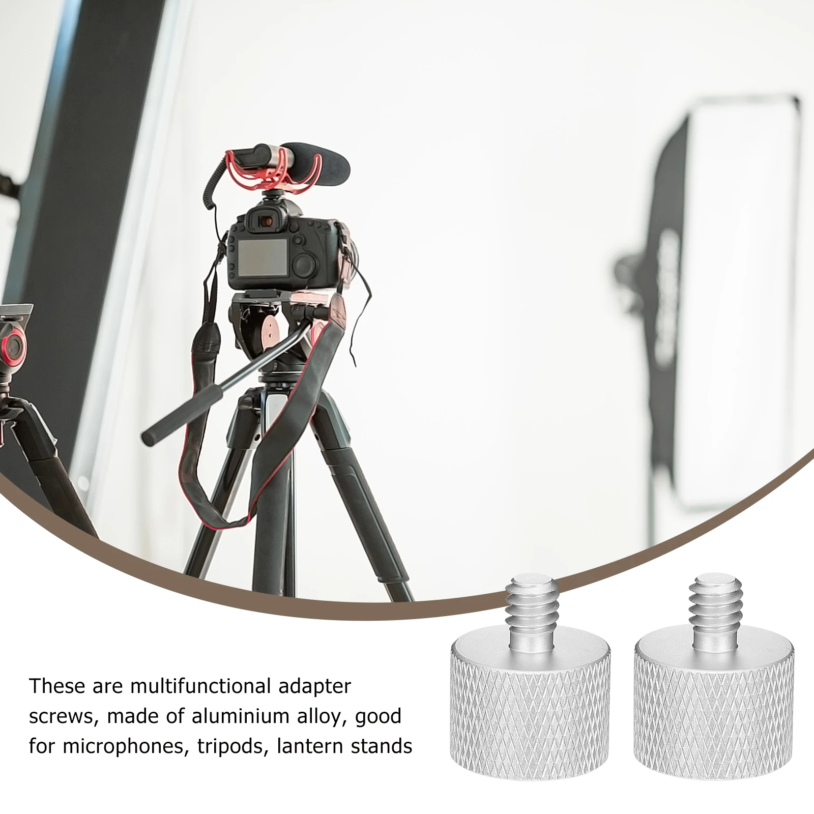 2pcs 5 to 1 4 Thread Adapters Microphone St Silver Durable Anti Slip Easy Install Mic Screw Microphone Adapter Adapter
2pcs 5 to 1 4 Thread Adapters Microphone St Silver Durable Anti Slip Easy Install Mic Screw Microphone Adapter Adapter