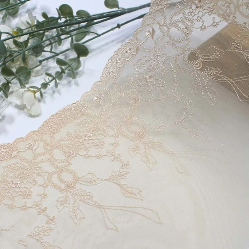 30Yards Flower Embroidery Lace Trim Tulle Mesh Lace Fabric for Women Dress Lingerie Accessories
30Yards Flower Embroidery Lace Trim Tulle Mesh Lace Fabric for Women Dress Lingerie Accessories