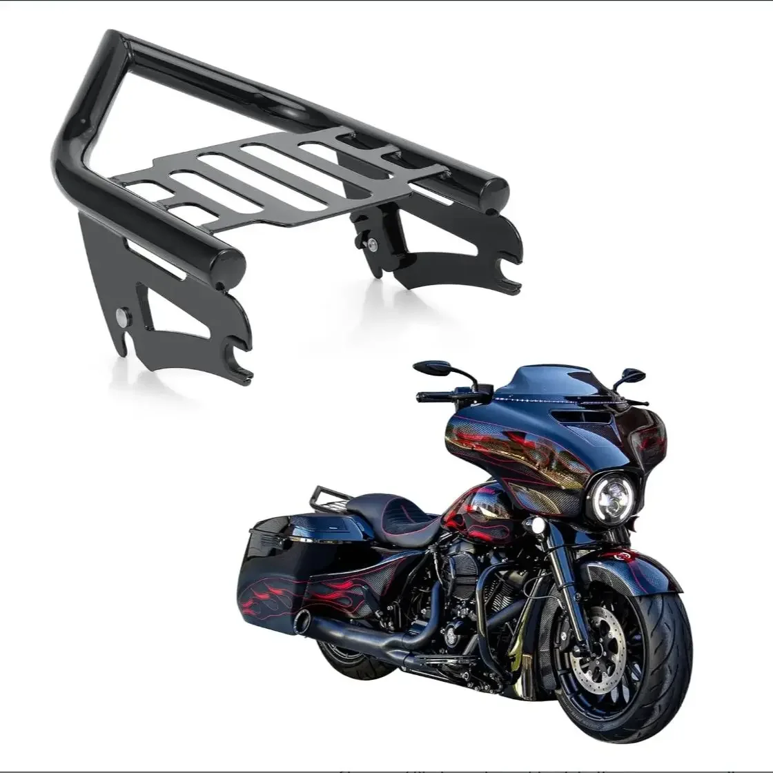 GB&C Rear Grab Handlebars Bracket Kit Luggage Rack, Fit for Harley Touring Street Glide Road King Road Glide 2009-2024
GB&C Rear Grab Handlebars Bracket Kit Luggage Rack, Fit for Harley Touring Street Glide Road King Road Glide 2009-2024