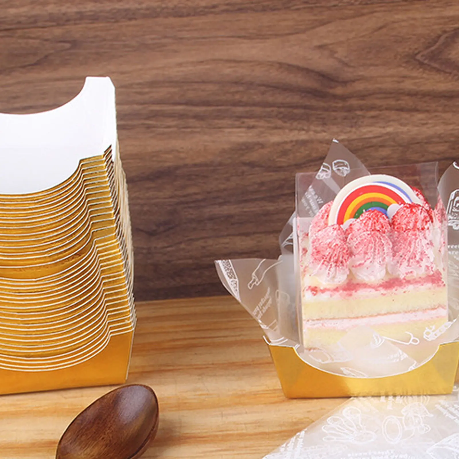 100Pcs Mousse Cake Paper Cups Disposable Square Baking Cups Party Cupcake Liners Heat Resistant Creative Design
100Pcs Mousse Cake Paper Cups Disposable Square Baking Cups Party Cupcake Liners Heat Resistant Creative Design