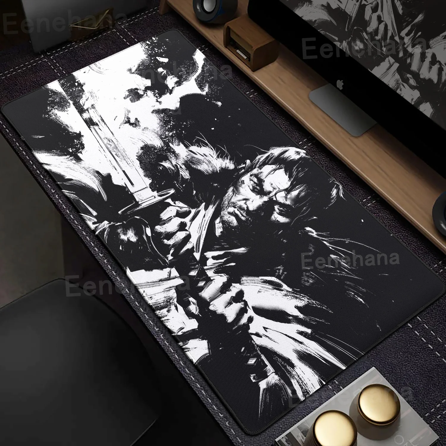 Japanese Samurai Mouse Pad XXL Black and White Gaming Keyboard Mats Large Extended Deskpad Ghost of Tsushima Gamer Accessories
Japanese Samurai Mouse Pad XXL Black and White Gaming Keyboard Mats Large Extended Deskpad Ghost of Tsushima Gamer Accessories