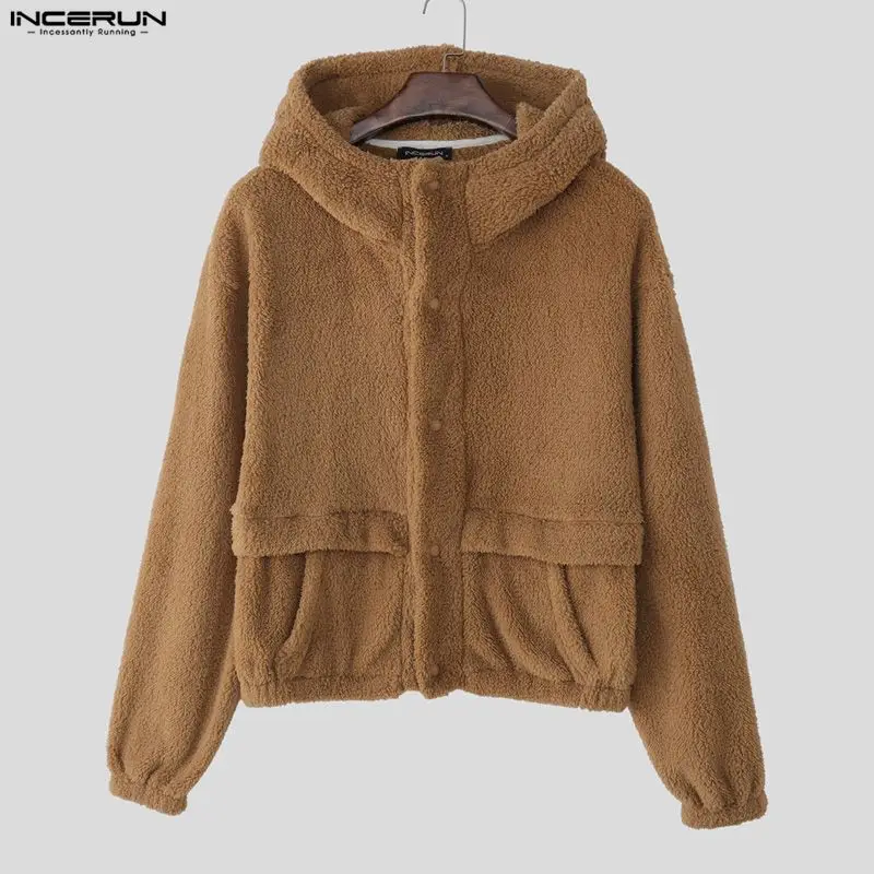INCERUN мужские толстовки сплошной цвет плюшевый флис с капюшоном с длинным рукавом мужские толстовки на молнии уличная модная повседневная верхняя одежда для мужчин
INCERUN мужские толстовки сплошной цвет плюшевый флис с капюшоном с длинным рукавом мужские толстовки на молнии уличная модная повседневная верхняя одежда для мужчин
