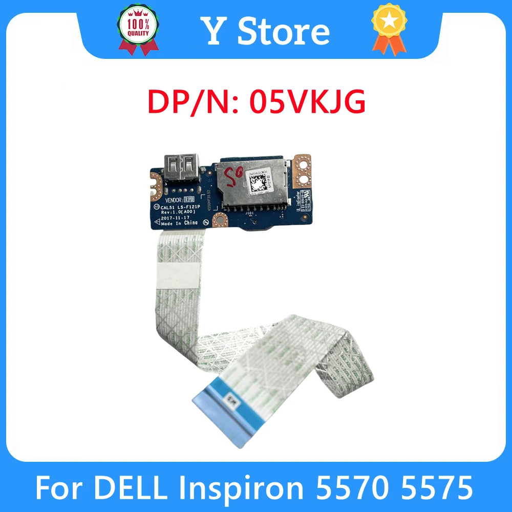 Y Store CN-05VKJG New Original For DELL Inspiron 5570 5575 Laptop USB Board With Cable LS-F121P 05VKJG 5VKJG Fast Ship
Y Store CN-05VKJG New Original For DELL Inspiron 5570 5575 Laptop USB Board With Cable LS-F121P 05VKJG 5VKJG Fast Ship