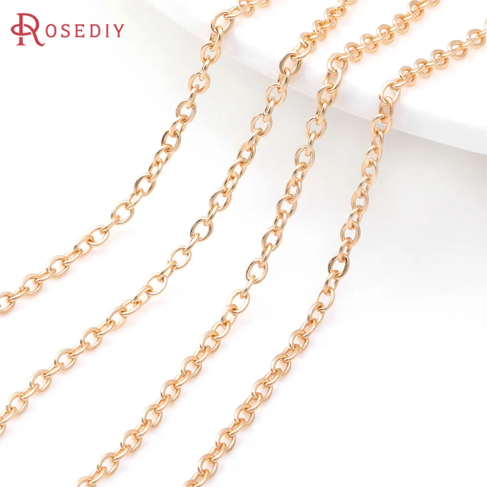 Gold Color Stainless Steel Round Oval Link Necklace Chains High Quality Diy Jewelry Accessories Jewellery Making Materials
Gold Color Stainless Steel Round Oval Link Necklace Chains High Quality Diy Jewelry Accessories Jewellery Making Materials