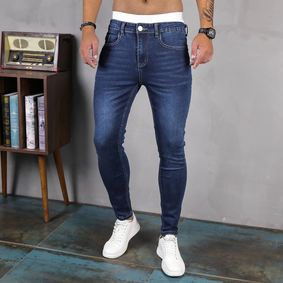 Men Casual Business Jeans Fashion Slim Fit Stretch Denim Pants Classic Style Pure Color Male Jeans Trousers Men Luxury Clothing
Men Casual Business Jeans Fashion Slim Fit Stretch Denim Pants Classic Style Pure Color Male Jeans Trousers Men Luxury Clothing