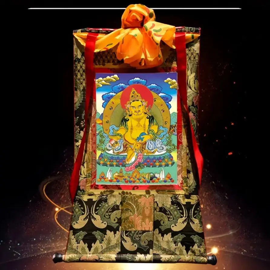 90cm boutique Yellow Wealth God thangka Xizang hand-painted hanging paintings Tibetan offerings
90cm boutique Yellow Wealth God thangka Xizang hand-painted hanging paintings Tibetan offerings