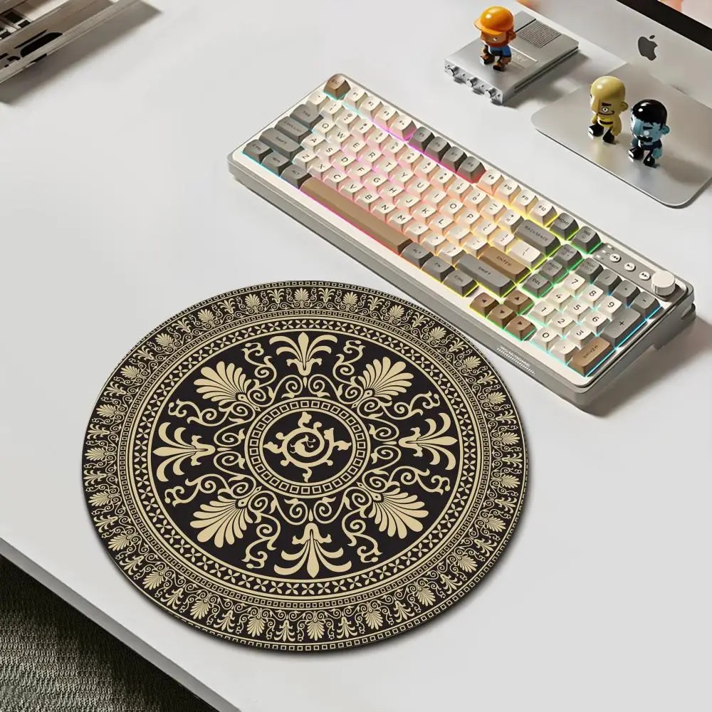 HYBXAXC Classic Ornamental Print Round Mouse Pad, Non-Slip Desk Mat, Durable Base for Office & Gaming
HYBXAXC Classic Ornamental Print Round Mouse Pad, Non-Slip Desk Mat, Durable Base for Office & Gaming
