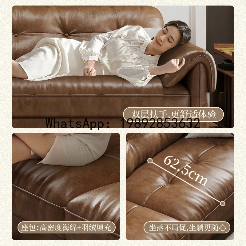 4-10 genuine leather sofa - straight row chaise lounge - elephant ear sofa for living room
4-10 genuine leather sofa - straight row chaise lounge - elephant ear sofa for living room