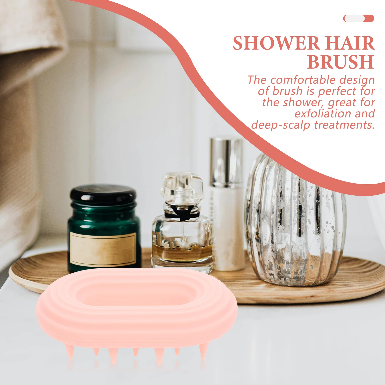Silicone Shampoo Hair Scrubber for Scalp Massage Scalp Massager Shampoo Brush Dandruff Remover Travel Size Shower Tool
Silicone Shampoo Hair Scrubber for Scalp Massage Scalp Massager Shampoo Brush Dandruff Remover Travel Size Shower Tool