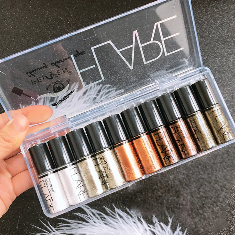 1Pcs Professional Shiny Liquid Eye shadow Eyeliner Cosmetics for Women Pigment Silver Rose Gold Color Glitter Cheap Makeup
1Pcs Professional Shiny Liquid Eye shadow Eyeliner Cosmetics for Women Pigment Silver Rose Gold Color Glitter Cheap Makeup