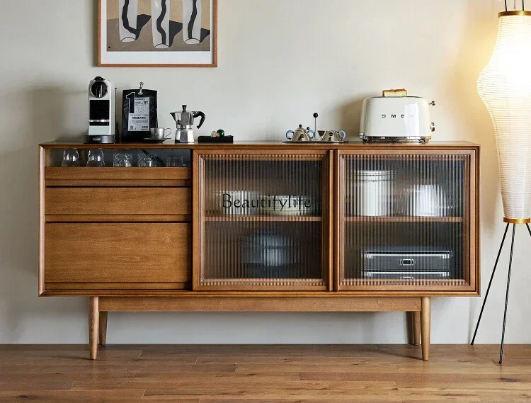 LXSolid wood Nordic living room coffee cabinet glass door simple storage storage chestSSS
LXSolid wood Nordic living room coffee cabinet glass door simple storage storage chestSSS