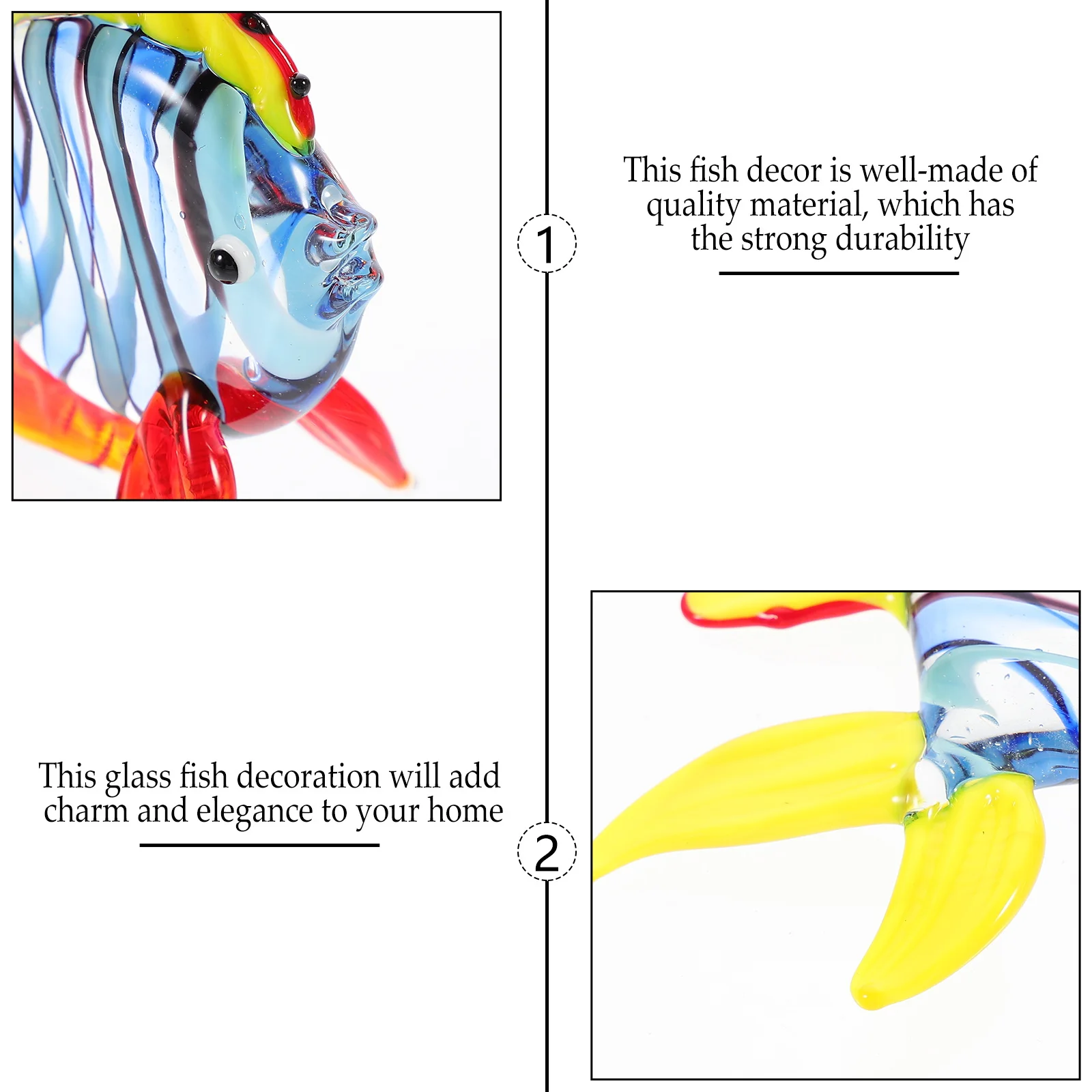 1Pcs Elegant Glass Sea Animal Figurines Home Table Ornament Ideal for Gifting Glass Fish Figurines Home Decoration
1Pcs Elegant Glass Sea Animal Figurines Home Table Ornament Ideal for Gifting Glass Fish Figurines Home Decoration