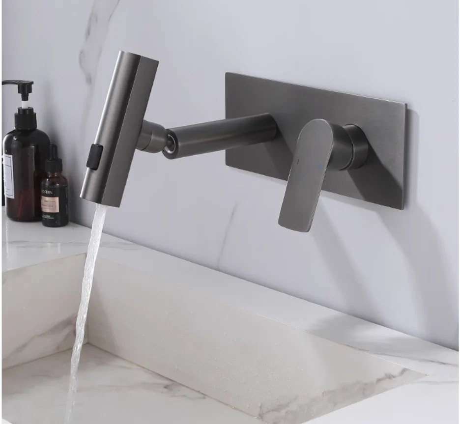 New Design Brass Embedded Wall Faucet Set All Copper Hidden Wash Basin Gun Grey Rotating Faucet
New Design Brass Embedded Wall Faucet Set All Copper Hidden Wash Basin Gun Grey Rotating Faucet