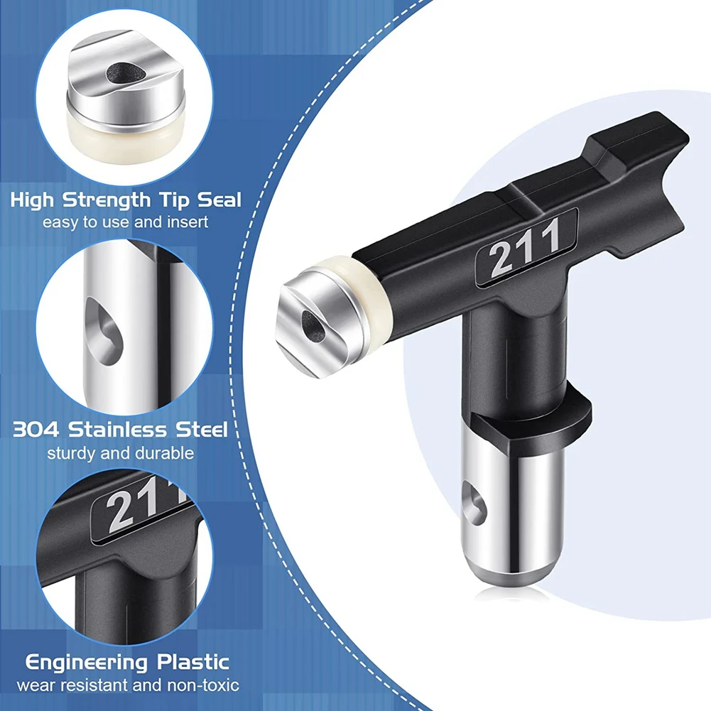 14Pcs Spray Tips Airless Paint Sprayer Tips with Airless Paint Gun Sprayer Tip Guard or Airless Spraying Machine Parts
14Pcs Spray Tips Airless Paint Sprayer Tips with Airless Paint Gun Sprayer Tip Guard or Airless Spraying Machine Parts