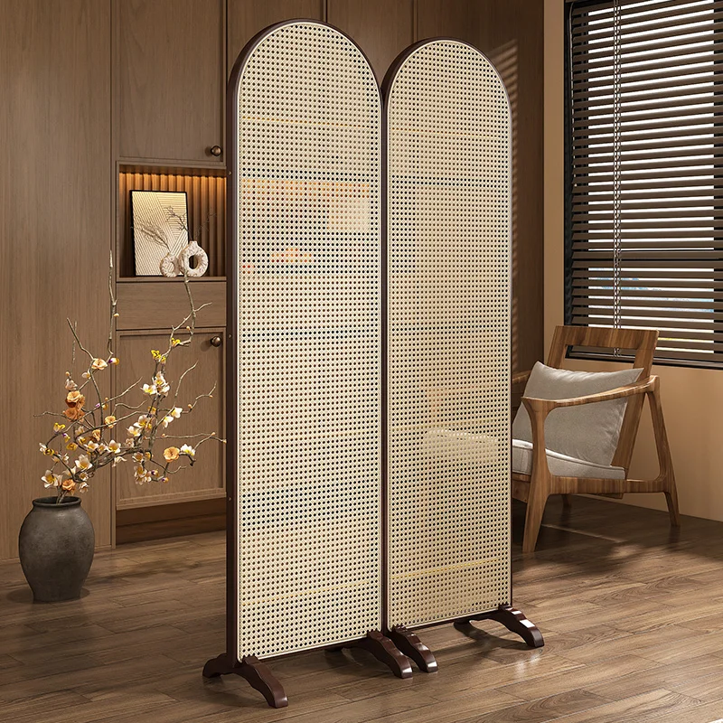 Japanese rattan screen folding mobile indoor partition wall living room office bedroom baffle simple base
Japanese rattan screen folding mobile indoor partition wall living room office bedroom baffle simple base