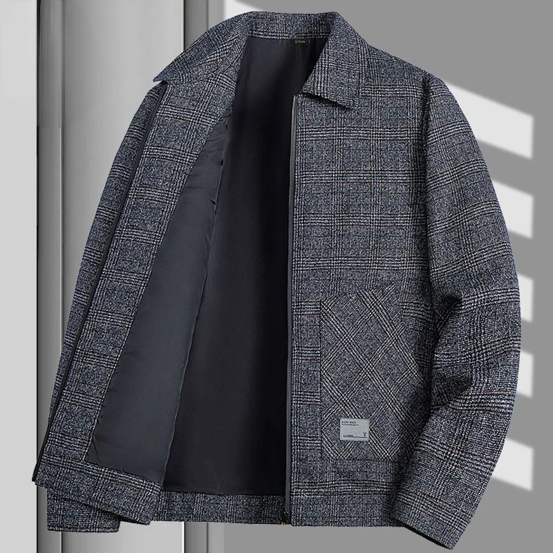 2023 Spring Autumn Men's Turn-down Collar Jackets Loose Solid Color Fashion Zipper Male Coats Commute Pocket Outwear U241
2023 Spring Autumn Men's Turn-down Collar Jackets Loose Solid Color Fashion Zipper Male Coats Commute Pocket Outwear U241