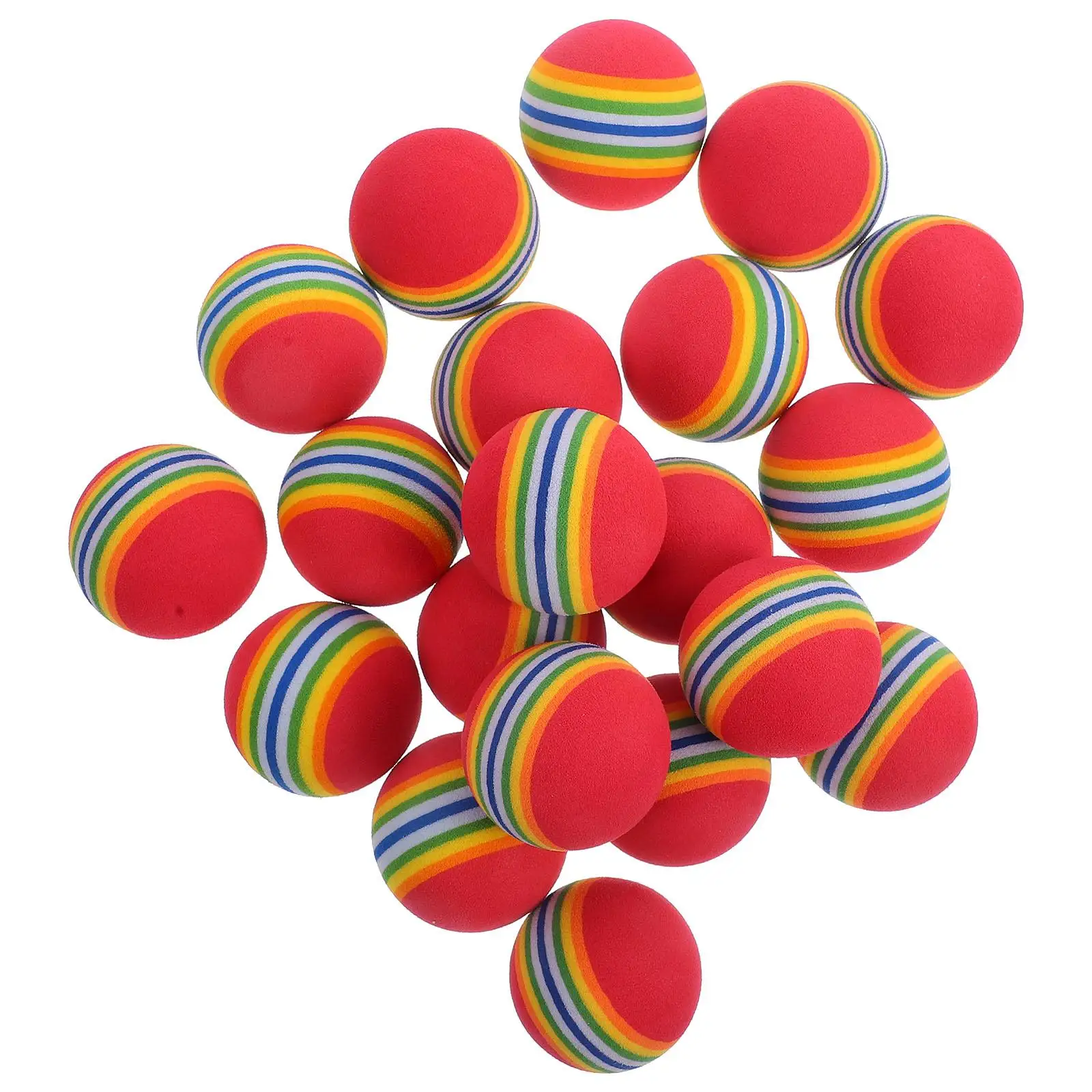 20 Pcs Golf Training Balls Soft EVA Bright Rainbow Practice Balls For Approach Shot Safe Golf Use
20 Pcs Golf Training Balls Soft EVA Bright Rainbow Practice Balls For Approach Shot Safe Golf Use