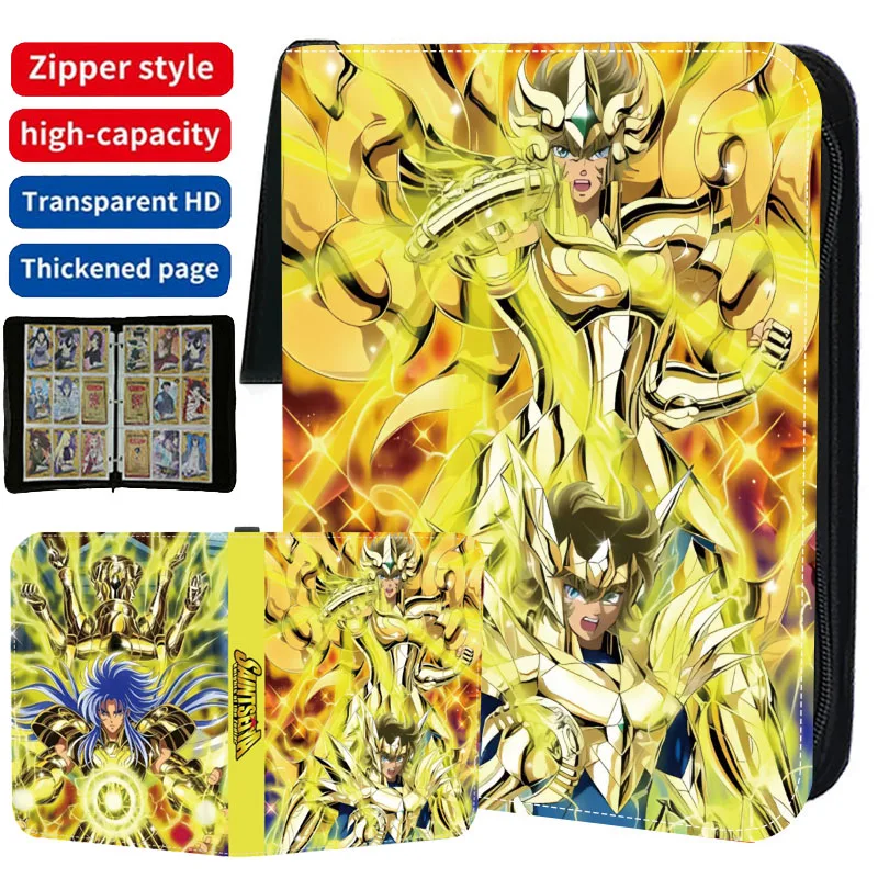 900 шт., книга-переплет для карт в стиле аниме Saint Seiya, 4/9, карманная молния, искусственная кожа, альбом, дисплей, игровая коллекция карт, детская игрушка в подарок 
900 шт., книга-переплет для карт в стиле аниме Saint Seiya, 4/9, карманная молния, искусственная кожа, альбом, дисплей, игровая коллекция карт, детская игрушка в подарок