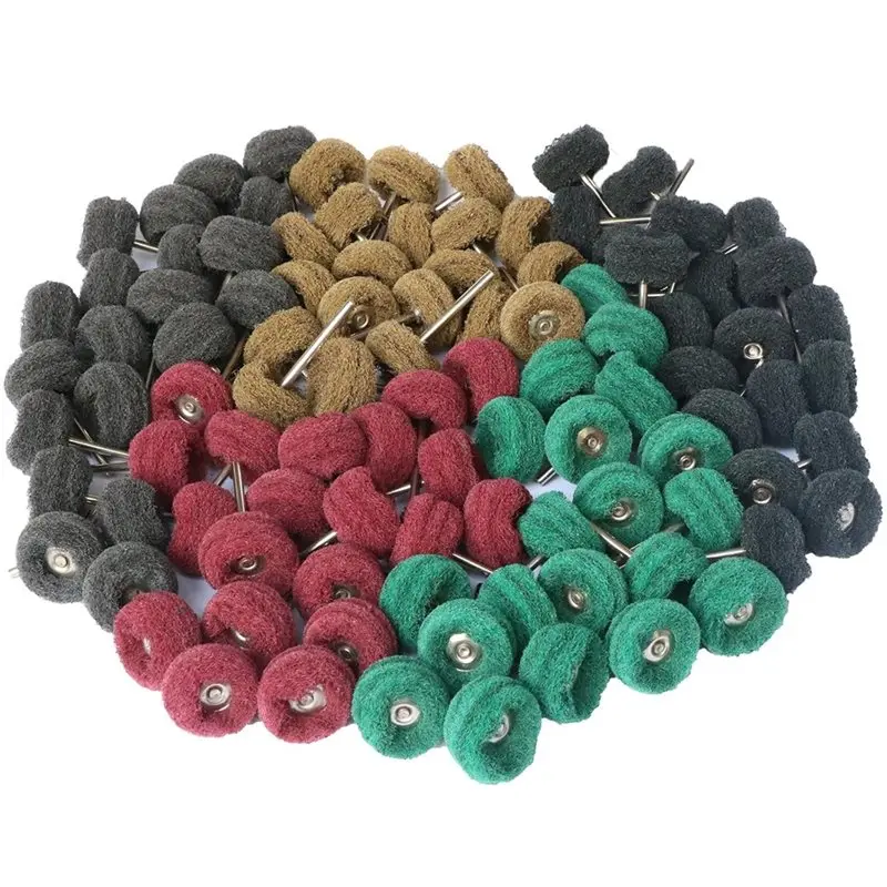 100PCS Abrasive Buffing Grinding Wheel Set For Rotary Tool,Scouring Pad Brush Grinding Kit,Deburring On Metal Polishing
100PCS Abrasive Buffing Grinding Wheel Set For Rotary Tool,Scouring Pad Brush Grinding Kit,Deburring On Metal Polishing