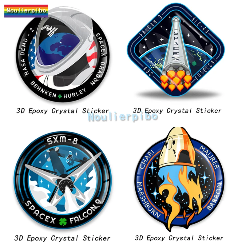 3D Creative Crystal Sticker Epoxy Dome SpaceX Space Force Decal Car Silicone Parts Hubcap Motorcycle Phone Sticker Vinyl Decal
3D Creative Crystal Sticker Epoxy Dome SpaceX Space Force Decal Car Silicone Parts Hubcap Motorcycle Phone Sticker Vinyl Decal