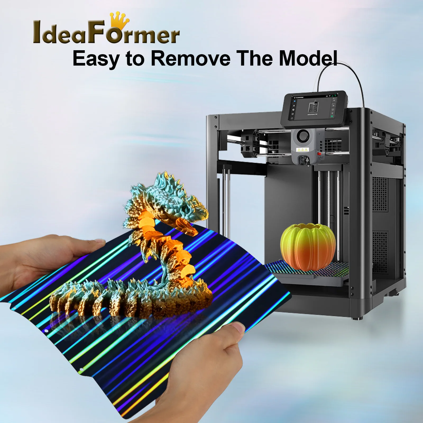 235x235mm For AD5M/AD5M pro Double sided print build board for Adventurer 5M Pro Build Bed 3d Printer Parts
235x235mm For AD5M/AD5M pro Double sided print build board for Adventurer 5M Pro Build Bed 3d Printer Parts