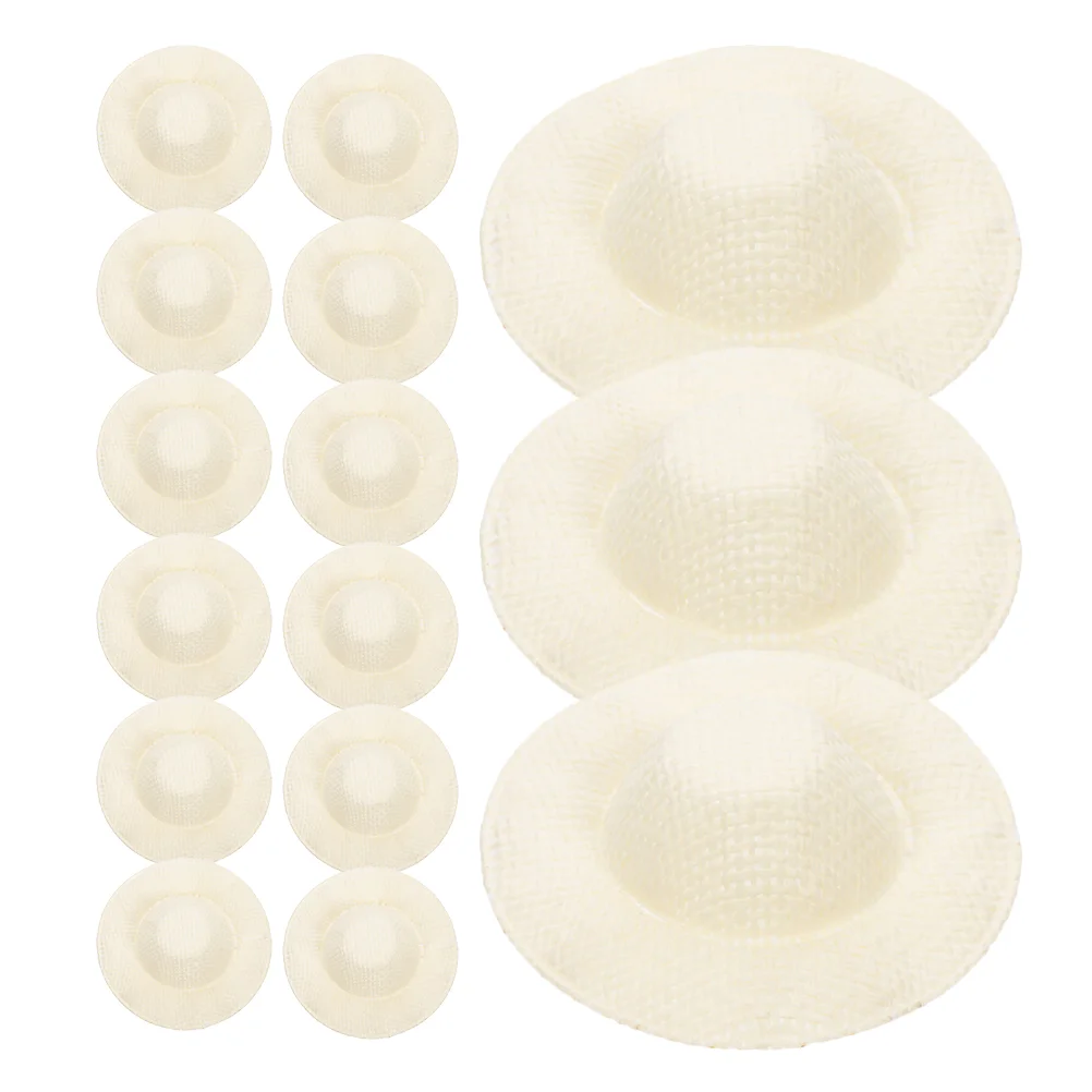 15 Pcs Mini Hats Craft Prop Small Hat Woven Toy Accessories Rice Color Cloth Material Smooth Edges Fade Resistant
15 Pcs Mini Hats Craft Prop Small Hat Woven Toy Accessories Rice Color Cloth Material Smooth Edges Fade Resistant