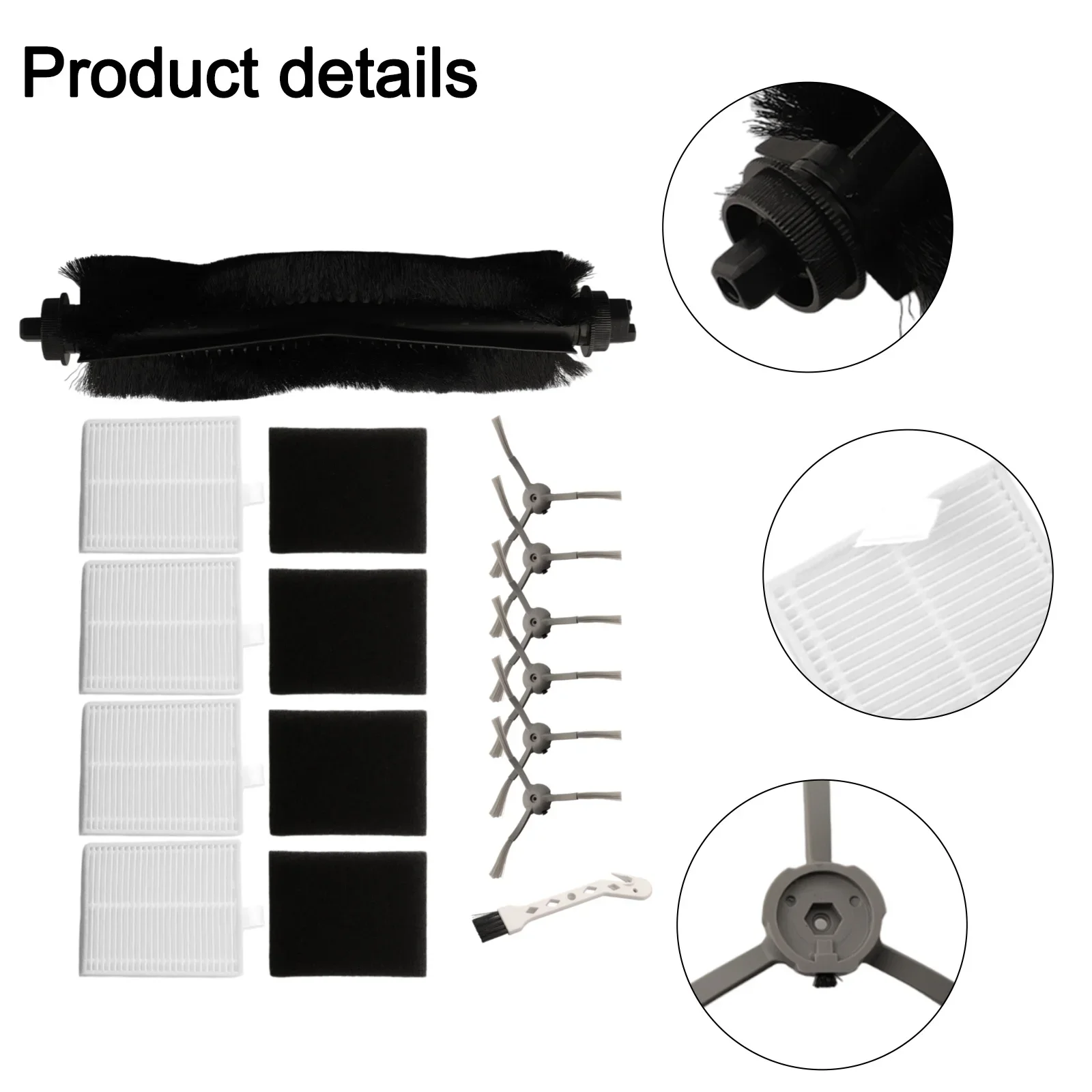 Side Brushes Roller Brush Kit For L60/L50 Robot Vacuum Cleaner Kit Roller Brush Vacuum Cleaner Household Accessories
Side Brushes Roller Brush Kit For L60/L50 Robot Vacuum Cleaner Kit Roller Brush Vacuum Cleaner Household Accessories