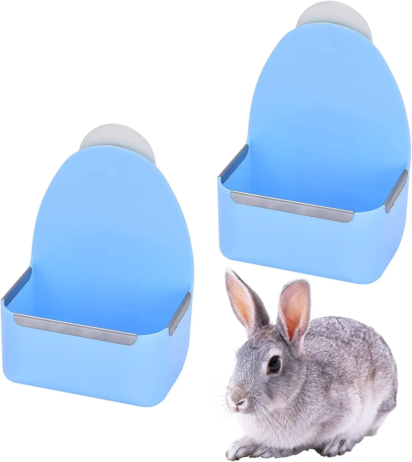Food and Water Bowl Cage Feeder for Rabbits Dish Feeder Removable Hanging Spill Proof Anti Bite for Rabbit Guinea Pig Chinchilla
Food and Water Bowl Cage Feeder for Rabbits Dish Feeder Removable Hanging Spill Proof Anti Bite for Rabbit Guinea Pig Chinchilla