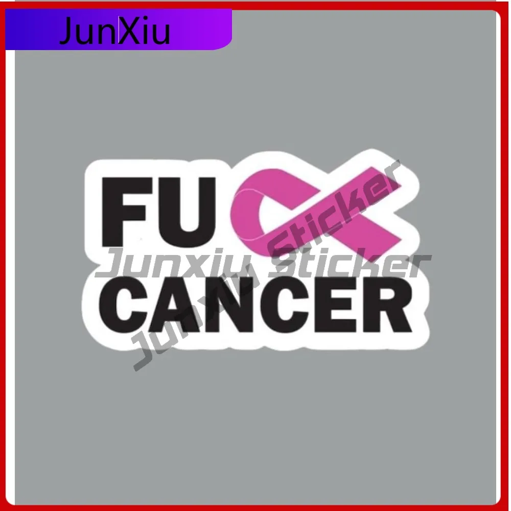 Fuk Cancer Breast Cancer Sticker Motorcycle Stickers Fridge Motocross Bumper Window Laptop Decals For Suv Accessories Universal 
Fuk Cancer Breast Cancer Sticker Motorcycle Stickers Fridge Motocross Bumper Window Laptop Decals For Suv Accessories Universal