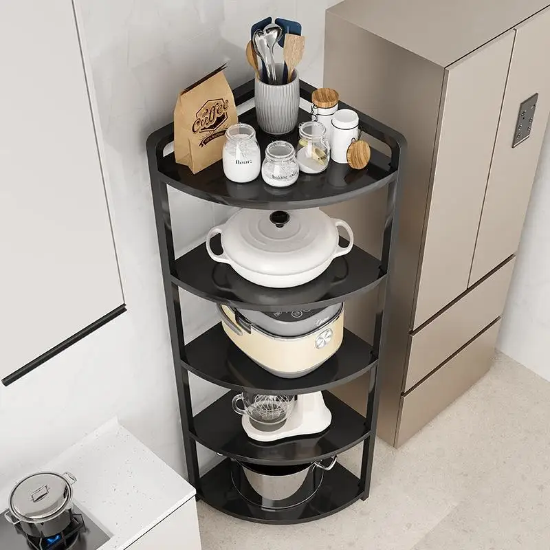Multi-Functional Kitchen Corner Storage Rack Pot Holder Filler Modern Simple Design Single Layer Gold Metal Shelf
Multi-Functional Kitchen Corner Storage Rack Pot Holder Filler Modern Simple Design Single Layer Gold Metal Shelf