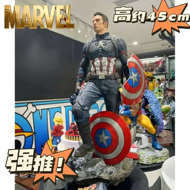 Премиальная фигурка Капитана Америки из серии Marvel Avengers, высотой 45 см, со сменными щитами, для настольного размещения, для фанатов.
Премиальная фигурка Капитана Америки из серии Marvel Avengers, высотой 45 см, со сменными щитами, для настольного размещения, для фанатов.