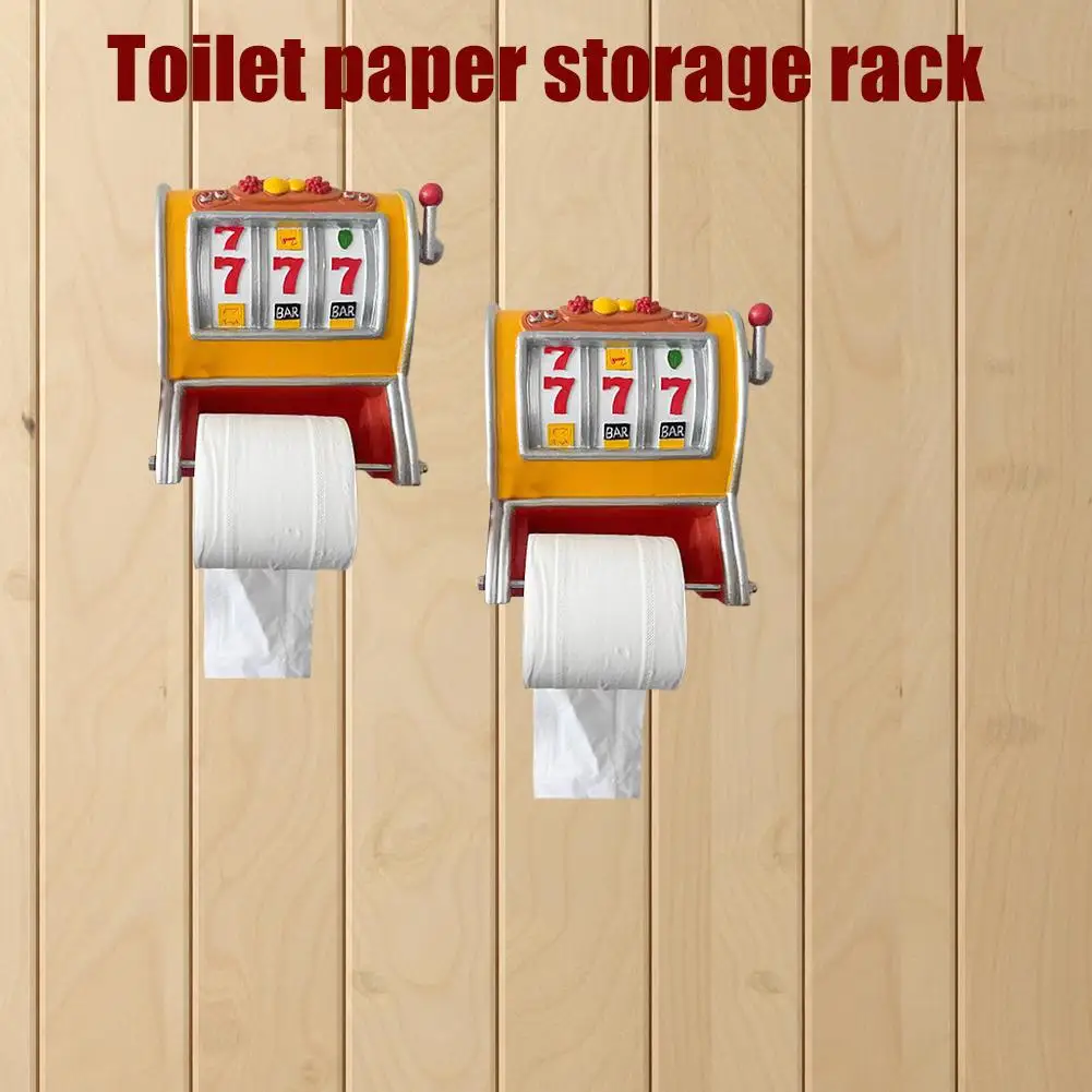 Slot Machine Toilet Roll Holder for Toilet Kitchen Home Creative Decoration Toilet Roll Holder Easy to Install Plastic C5A9
Slot Machine Toilet Roll Holder for Toilet Kitchen Home Creative Decoration Toilet Roll Holder Easy to Install Plastic C5A9