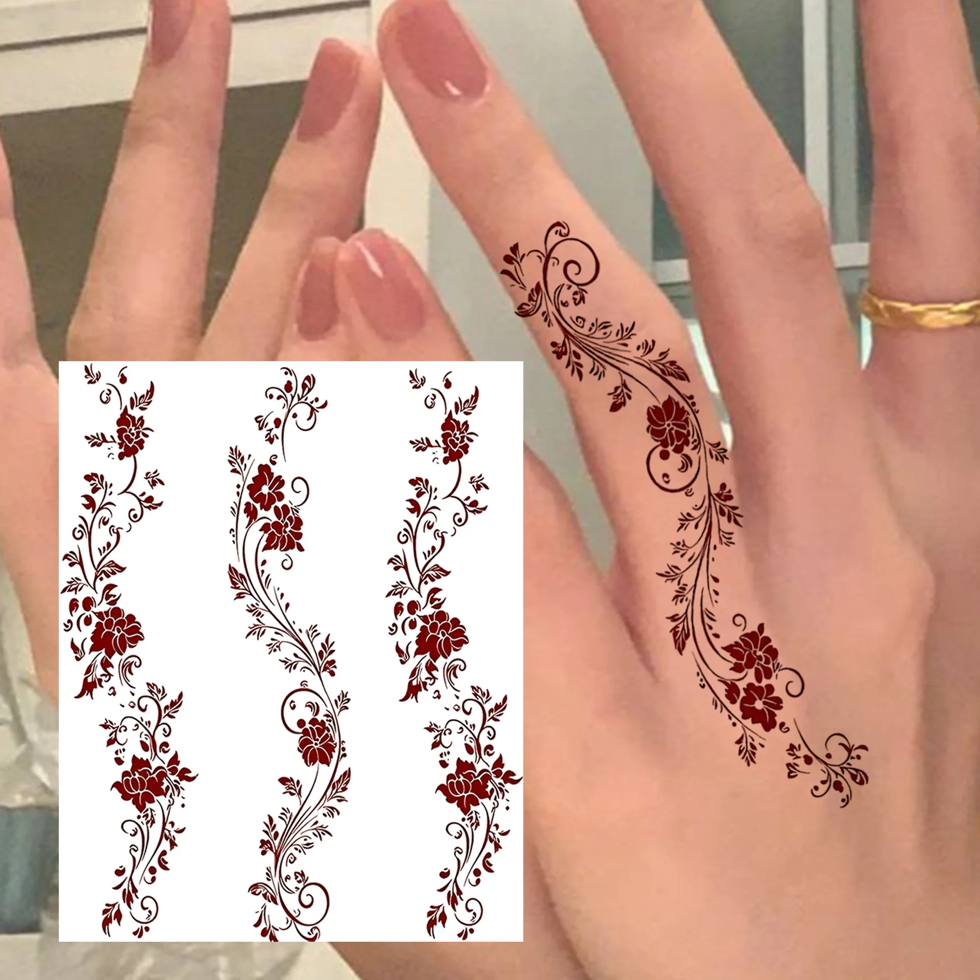 Waterproof Butterfly Rose Tattoo Stickers Temporary Non Toxic High Quality for Hand Wrist Back Skin Safe Decoration
Waterproof Butterfly Rose Tattoo Stickers Temporary Non Toxic High Quality for Hand Wrist Back Skin Safe Decoration