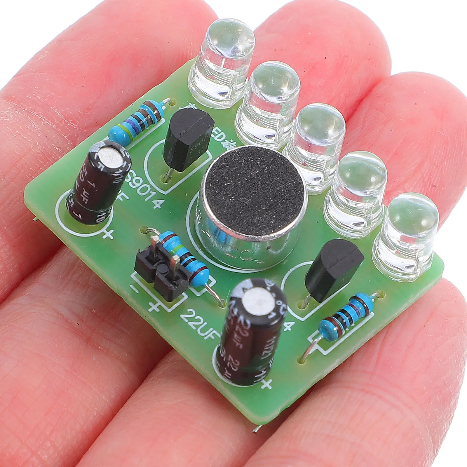 Набор для пайки с управлением звуком и динамической подсветкой DIY: Простой электронный проект для начинающих, обучающий набор для практики работы с схемами
Набор для пайки с управлением звуком и динамической подсветкой DIY: Простой электронный проект для начинающих, обучающий набор для практики работы с схемами