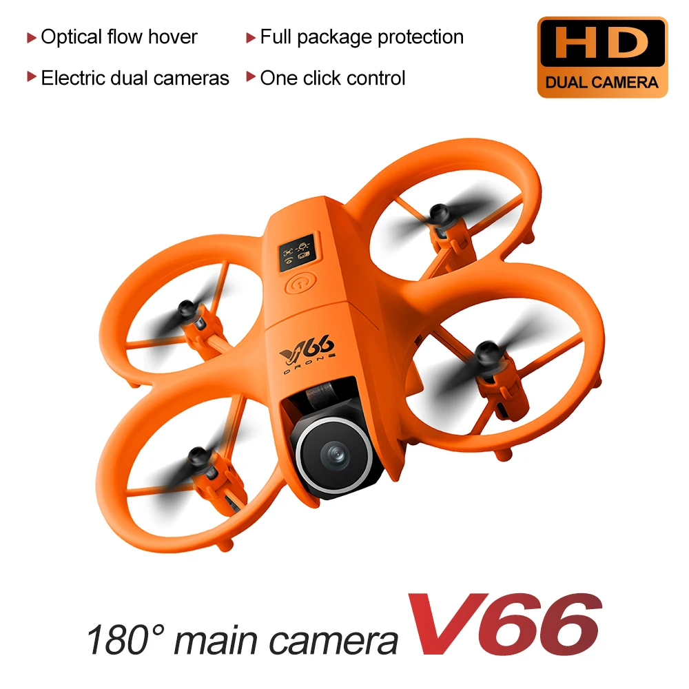 Mini Drone V66 4K HD Camera Aerial Aircraft Full Package Protection Folding Pocket Remote Control Airplane Toys for Kids Gift
Mini Drone V66 4K HD Camera Aerial Aircraft Full Package Protection Folding Pocket Remote Control Airplane Toys for Kids Gift