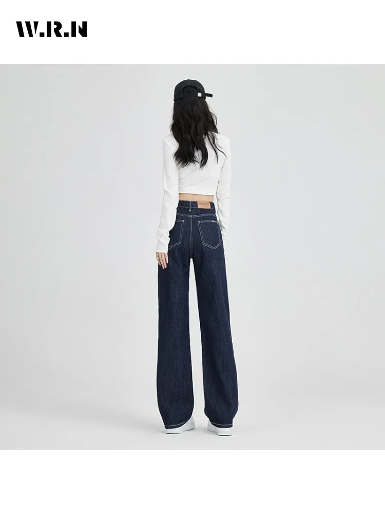American Vintage High Waist Wide Leg Jeans Women's Casual 2000s Solid Pants Baggy Y2K Grunge Washed High Street Denim Trouser
American Vintage High Waist Wide Leg Jeans Women's Casual 2000s Solid Pants Baggy Y2K Grunge Washed High Street Denim Trouser