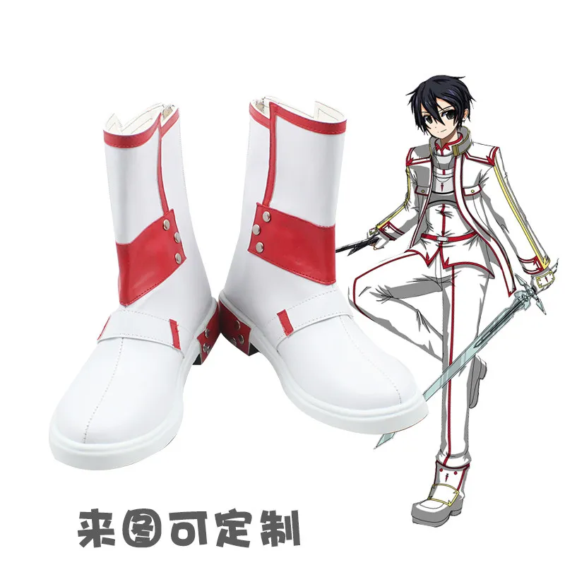 Sword Art Online Knights of Blood Kirigaya Kazuto Kirito Cosplay Shoes Boots Halloween Party Costume Accessories Props Made
Sword Art Online Knights of Blood Kirigaya Kazuto Kirito Cosplay Shoes Boots Halloween Party Costume Accessories Props Made