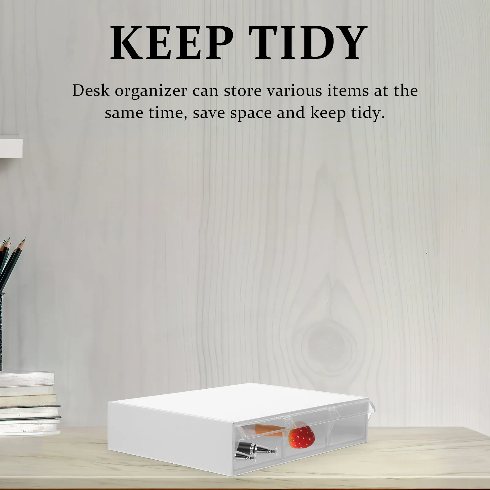 Sturdy Stackable Desktop Drawer Organizer Large Capacity Smooth Surface Easy Clean Desk Storage Box for Office Living Room
Sturdy Stackable Desktop Drawer Organizer Large Capacity Smooth Surface Easy Clean Desk Storage Box for Office Living Room