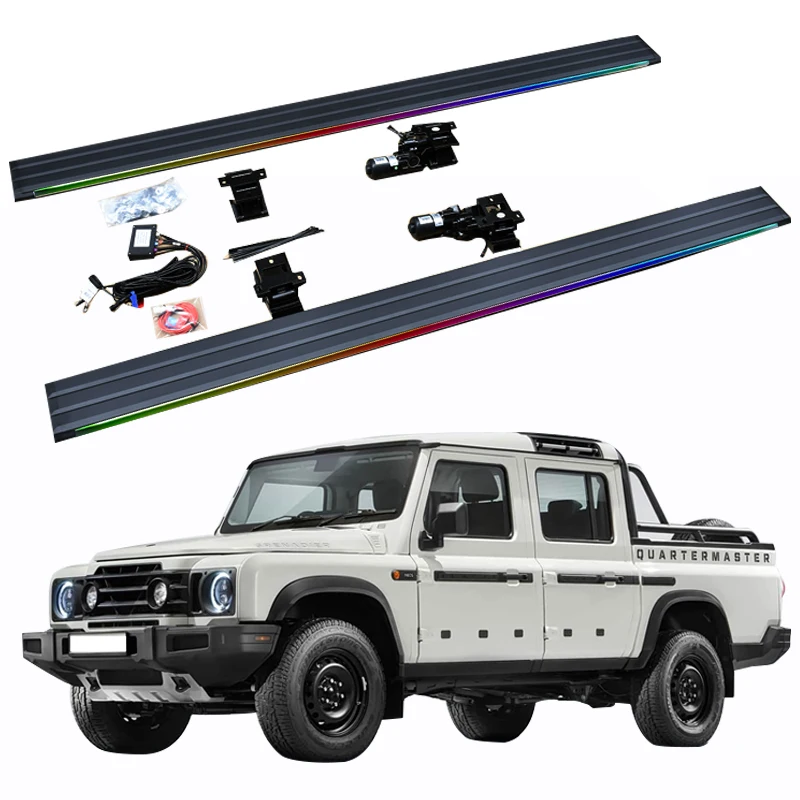 LED Colorful Lighting Electric Power Running Board Electric Side Steps For Ineos Grenadier 2023+
LED Colorful Lighting Electric Power Running Board Electric Side Steps For Ineos Grenadier 2023+