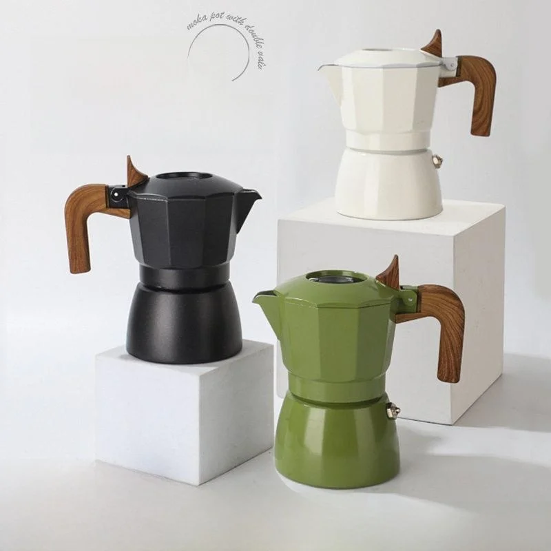 Portable Double Valve Moka Pot Outdoor Coffee Extractor Italian Espresso Machine Coffee Equipment Lightweight Camping Travel
Portable Double Valve Moka Pot Outdoor Coffee Extractor Italian Espresso Machine Coffee Equipment Lightweight Camping Travel