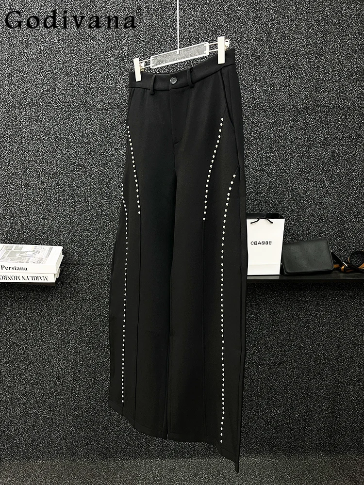 2025 New Korean Version of Scimitar Trousers Men's Fashion Casual Heavy Industry Willow Nails Loose Handsome Boys Mopping Pants
2025 New Korean Version of Scimitar Trousers Men's Fashion Casual Heavy Industry Willow Nails Loose Handsome Boys Mopping Pants